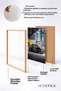 Yellow and Blue Collage-Style American Muscle Car Framed Art Print / Car Poster for Garage or Office Wall Decor OTO182 - 4