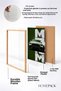 White German Sports Car on a Green Background—Framed Art Print, Car Poster, Garage or Office Wall Decor OTO194 - 4