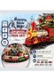 93 cm Sound and Light-Up New Year's Train: 19-Piece Musical, Moving Toy Train Set on Tracks, Ages 3+