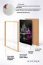 Gray Japanese Sports Car Poster with Pink Neon Lighting and Frame—Car Poster for Garage or Office Wall Decor OTO222 - 4