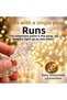 Transparent Wired Warm White LED String Lights with 8 Modes, Interconnectable with Plug-in Connectors—Perfect for Christmas Trees, Balconies, Gardens, and Decorative Lighting - 3