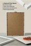1 VINTAGE PAINTING WITH A "FALL FIRE" THEME IN A WHITE WOODEN FRAME - 5