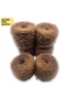 Hand-Wound Special Blend 850 g Single-Layer Thick Angora Brown ES280