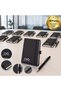 Custom Corporate Gift Set Featuring 10 Pieces of 923-914 9 x 14 Thermal Leather Notebooks and Touch Pens with Your Logo, Item No. SI 06916615