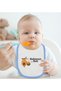 BK Kids "Mom and Dad's Honey" Design Blue Bib Set of 2 - 1 - 3