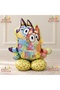 Bluey and Bing Standing Balloon, 125 cm, Giant Size—1 Bluey Standing Foil Balloon - 2