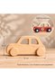 Wooden Paintable Toy Car, Handmade, Natural, Gift-Quality Toy - 3