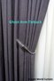 Curtain Tieback with Ghost System for Cornice Mounting