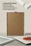 1 VINTAGE PAINTING WITH A "FALL FIRE" THEME IN A WHITE WOODEN FRAME - 5