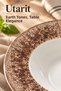 Utarit Single Porcelain Pasta Plate, Risotto and Salad Serving Plate, 27 Cm. - 2
