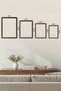 1 BLACK WOOD-FRAMED VINTAGE PAINTING WITH A GOLDEN FALL THEME - 6