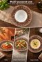 Utarit Single Porcelain Pasta Plate, Risotto and Salad Serving Plate, 27 Cm. - 5