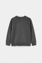 Anthracite Girls'/Boys' Basic Soft Touch Knit Crew Neck Long-Sleeve Sweatshirt TKDAW27SW00113 - 7