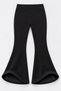 Flared Leggings with Brushed Inside Ruffles—Winter Girls' Casual, Comfortable for Everyday Wear - 6