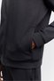 Men’s Black Mock Neck Zipper-Front Panel Mesh-Pocket Detail Technical Regular-Fit Sweatshirt A62Y - 3
