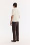 Men's Beige Polo Neck Soft Touch Comfort Fit Knitwear T-Shirt A61Y5045 - 4