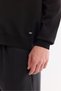 Men's Black Polo Collar Buttoned Rayon Regular Fit Cardigan A61Y5001 - 5