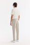 Men's Stone Side Elastic Anti-Wrinkle Technical Fabric Slim Fit Chino Trousers A61Y3077 - 4