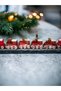 Christmas Pine Tree Ornament 4 Pieces Red Train Ornament 6 cm Christmas Tree Ornament Train New Year Ornament - 5