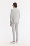 Men's Gray Mono Collar Pocketed Double Slit Unlined Bi-Stretch Comfort Fit Jacket A61Y4012 - 3