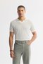 Men's Khaki Classic Waist 100% Cotton Vintage Washed Tokyo Straight Fit Jean Trousers A51Y3542 - 7
