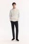 Men's Black Classic Waist Cotton Distressed Washed Madrid Comfort Slim Fit Jean Pants A52Y3518