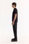 Men's Black Crew Neck Viscose Blend Bi-Stretch Printed Regular Fit T-Shirt A52Y1020 - 3