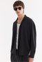 Men's Black Apaj Collar Breathable Soft Touch Regular Fit Shirt A61Y2062 - 3