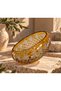 Cut Crystal Glass Gondola Bowl & Fruit Bowl - 3