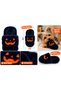 Pumpkin-Embroidered Plush Slippers Dog Toy – Small Breed Dog Toy, 18 x 8 cm, Crinkly - 4