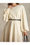 Rochie scurta, Crem - 6