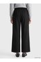LCW Modest Black Women's Pleated Fabric Pants with Elastic Waistband—The ALITA CITY Difference - 4
