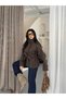 MOCK NECK CASHMERE METLON COAT - 4