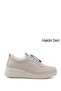 Women's Stone Laced Genuine Leather Sneaker