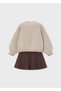 Girl's Set 2 Pieces Brown - 8