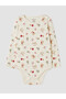 A Set of 2 Printed Girls' Snap-Fastened Bodysuits from UZG STORE for Fashion-Conscious Parents - 6