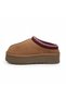 260802 Suede Women's Slippers - Tan - 37 - 2