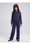 From UZG STORE: A Stylish Girls' Sweatsuit Set with a Shirt Collar