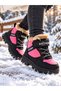Snow Boots with Fur-Lined Design and Non-Slip Soles - 5