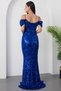 Sweetheart Neckline Front Gathered Sequin Dress 41066 - 8