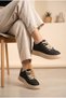 Women's Cute Figure Accessory Thick Sole Sneaker Lace-Up Comfortable Daily Sports Shoes Lightweight Walking Shoes