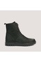 17945 Women's Leather Nubuck Boots 38 Black