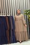 Women's Hijab Clothing Plus Size Two Layer Ferace - 8