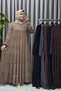 Women's Hijab Clothing 5-Layer Indonesian Crepe Dress - 6