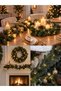 New Year's Thick Christmas Tree Garland, 230 cm, with Branches - 7