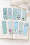 Blue Color Design Mixed 10 Pieces Bookmark Set Pytkayrac103