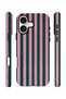 iPhone 16 Plus Vorian MagSafe Double-Layered Case in Pink Navy Cabana - 2