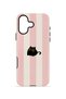 iPhone 16 Plus Vorian MagSafe Double-Layered Case - Midnight Cat Stripe - 4