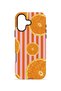 غطاء iPhone 16 Vorian مزدوج الطبقة مع حماية، لون Sunset Orange Grove - 4