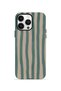 iPhone 14 Pro Max Vorian MagSafe Double-Layered Case - Sage Riviera Stripe